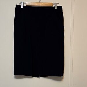 A New Day Classic Navy Pencil Skirt - Women's Tailored Style